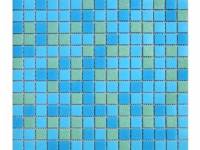 Плитка мозаика сине-зеленая
