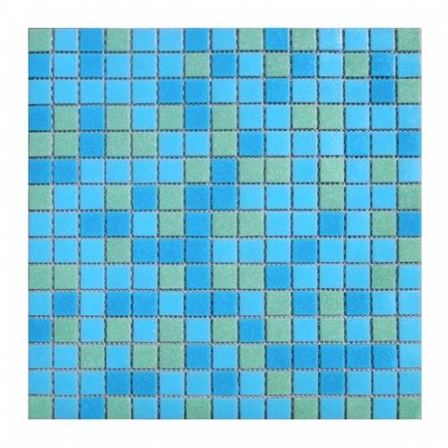 Плитка мозаика сине-зеленая